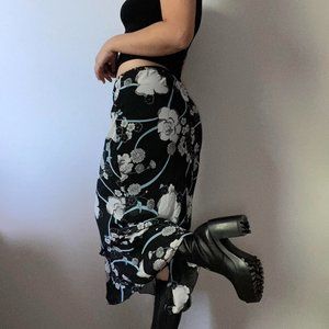 Joanna Morgan floral midi/maxi skirt